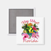 Aimant Clé tropicale West Florida Keys (Recto/Verso)