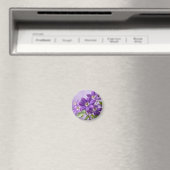 Aimant Clématite Fleurie Violette Élégante (In Situ (Lave-vaisselle))