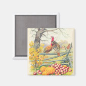 Aimant Clés Citrouilles de ferme Pommes arbres Feuilles a (Recto/Verso)