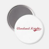 Aimant Cleveland Heights Ohio Classic Design (Recto/Verso)