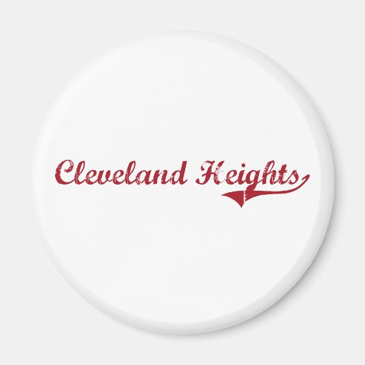 Aimant Cleveland Heights Ohio Classic Design (Devant)