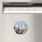 Aimant Cleveland OH (vue sur la rivière avec remorqueur) (In Situ (Lave-vaisselle))