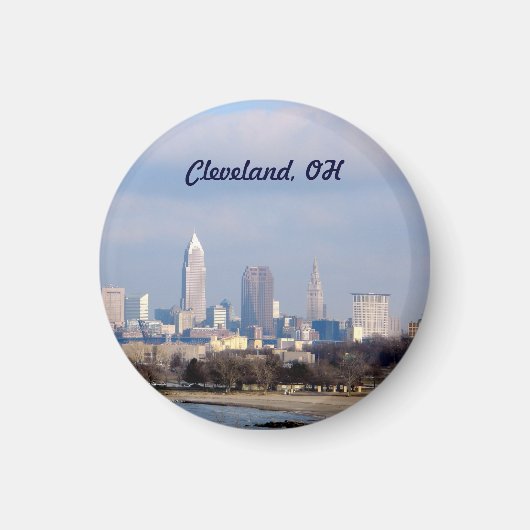 Aimant Cleveland, Ohio View (Edgewater)Magnet (Devant)