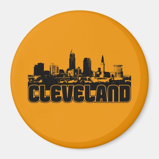 Aimant Cleveland Skyline (Devant)