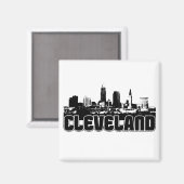 Aimant Cleveland Skyline (Recto/Verso)