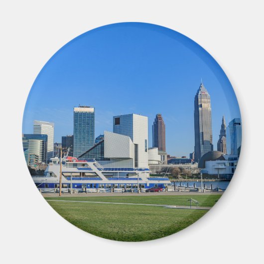Aimant Cleveland Skyline (Devant)