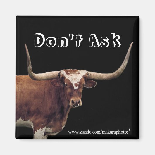 Aimant CLHLonghornMagnet-personnaliser (Devant)