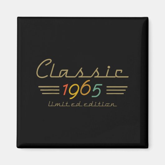 Aimant Clic 1965 Limited Edition 60 Year Old 60th Birthda (Devant)