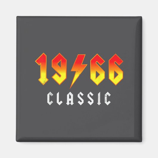 Aimant Clic 60 Birthday Decorations Men 60yr 1966 60th Bi (Devant)