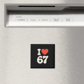 Aimant Clic 67 Meme - J'aime Six Sept (In Situ (Lave-vaisselle))