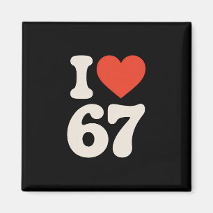 Aimant Clic 67 Meme - J'aime Six Sept