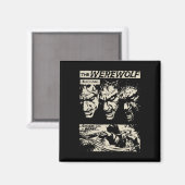 Aimant Clic Horror Monster Horror Comic Werewolf Ma (Recto/Verso)