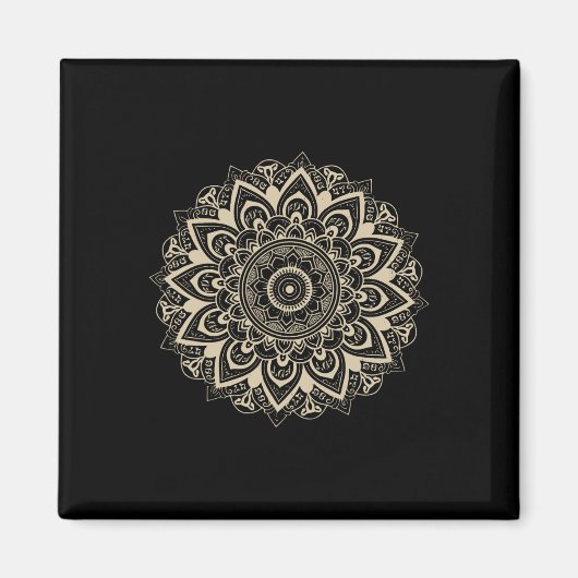 Aimant Clic Mandala Style 86 47 Subtle Anti Trump Resist (Devant)
