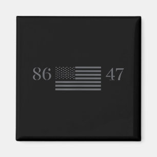 Aimant Clic Vintage 80s Style 86 47 Anti Trump 8647 _1