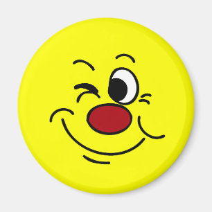 Aimant Cligner de l'oeil le visage Grumpey