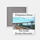 Aimant Clingmans Dome : La Montagne Fumée (Recto/Verso)