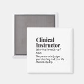 Aimant Clinical Instructor Nurse Teacher Funny Definition (Recto/Verso)