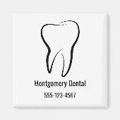 Aimant Clinique dentaire Dentistry Business Médicale (Devant)