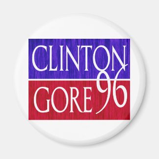 Aimant Clinton Gore 96 Distressed Design