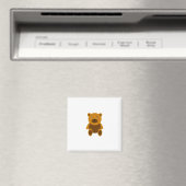 Aimant Clipart Brown d'ours de nounours (In Situ (Lave-vaisselle))
