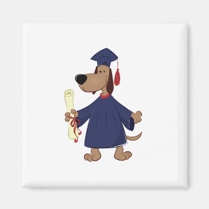 Aimant Clipart de graduation de chien