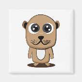 Aimant Clipart mignon de caractère (Devant)