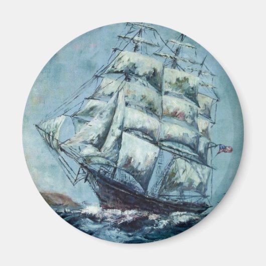Aimant Clipper Ship Western Shore Produits sans texte (Devant)