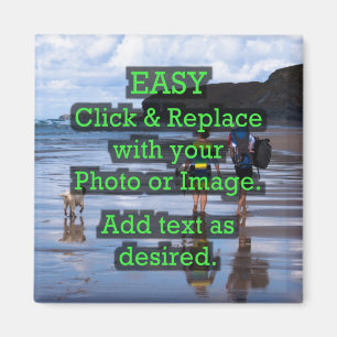 Aimant Cliquez et remplacez facilement l'image pour créer