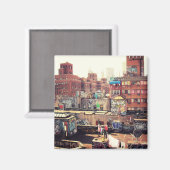 Aimant Cloches et graffitis (Recto/Verso)