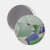 Aimant Close up of beach glass, Alaska (Recto/Verso)