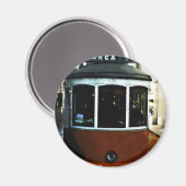 Aimant Closeup du tramway de Lisbonne (Recto/Verso)