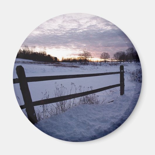 Aimant clôture d'hiver (Devant)