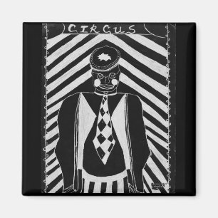 Aimant Clown cirque