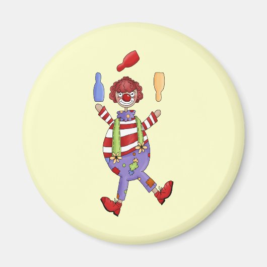 Aimant Clown de cirque (Devant)