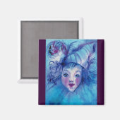 AIMANT CLOWN EN BLEU (Recto/Verso)