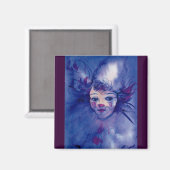 AIMANT CLOWN EN VIOLET (Recto/Verso)