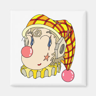 Aimant Clown "romantique" mécanique avec un sourire charm