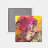 AIMANT CLOWN ROSE (Recto/Verso)