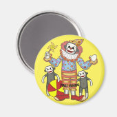 Aimant Clown Singe Chaussette (Recto/Verso)