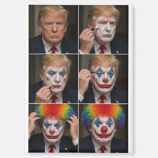 Aimant Clown Trump (Recto)