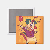 Aimant Clown Unicorn (Recto/Verso)