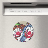 Aimant Clowns autour (In Situ (Lave-vaisselle))