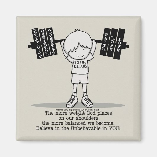 Aimant Club BITUB - Plus équilibré (Devant)