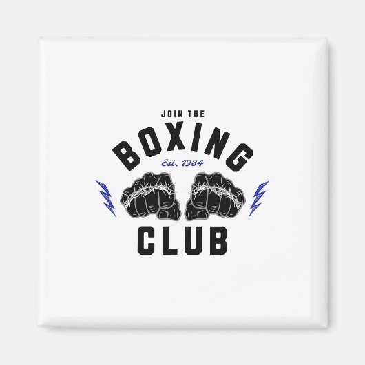 Aimant Club de boxe 1 (Devant)