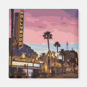 Aimant club de Californie violet los angeles