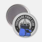 Aimant Club de combat mixte d'arts martiaux MIXED MARTIAL (Recto/Verso)