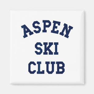 Aimant club de ski Aspen Colorado montagne de ski voyage