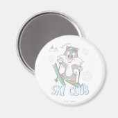 Aimant Club de ski Baby SYLVESTER™ (Recto/Verso)