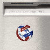 Aimant Club de volley-ball Maroon bleu (In Situ (Lave-vaisselle))