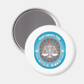 Aimant Club des avocats cool (Recto/Verso)